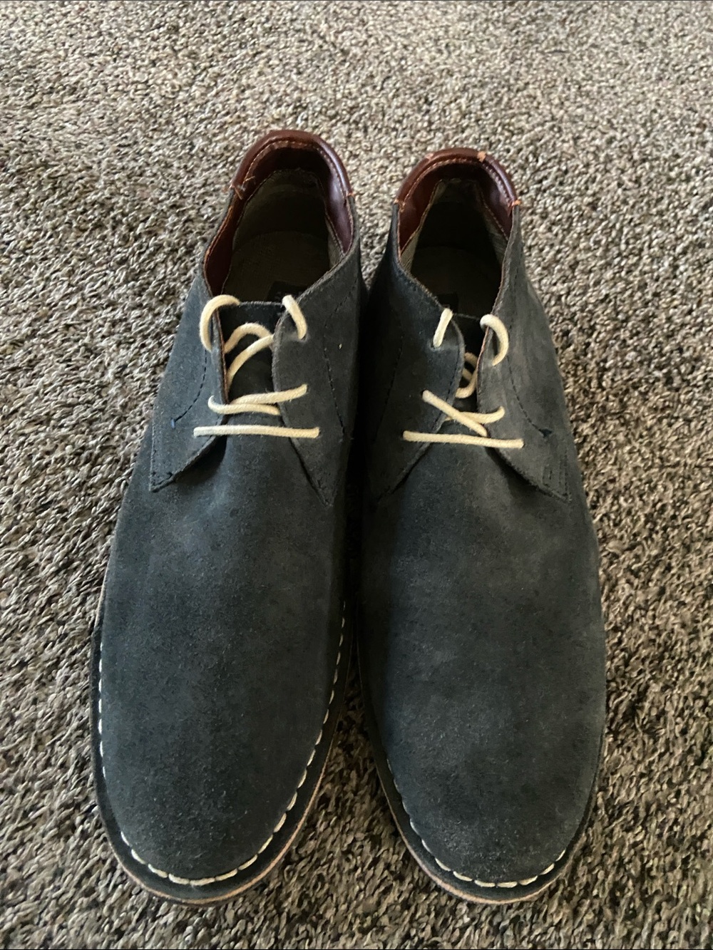 Kenneth Cole Reaction Men's Desert sun chukka boots size 13 green leather suede
